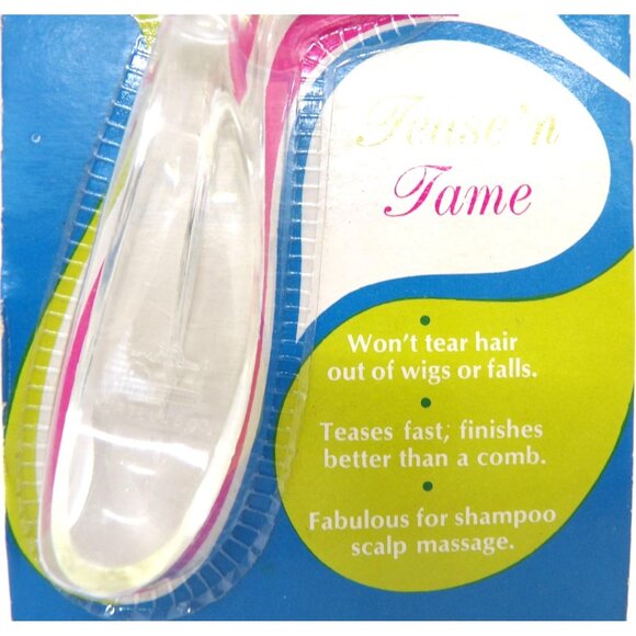 Vintage Tease N' Tame Wig Brush New Old Stock - Picture 3 of 4